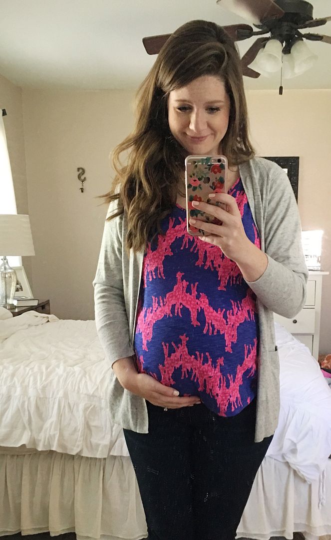 Sales Associate H&M winter maternity coat